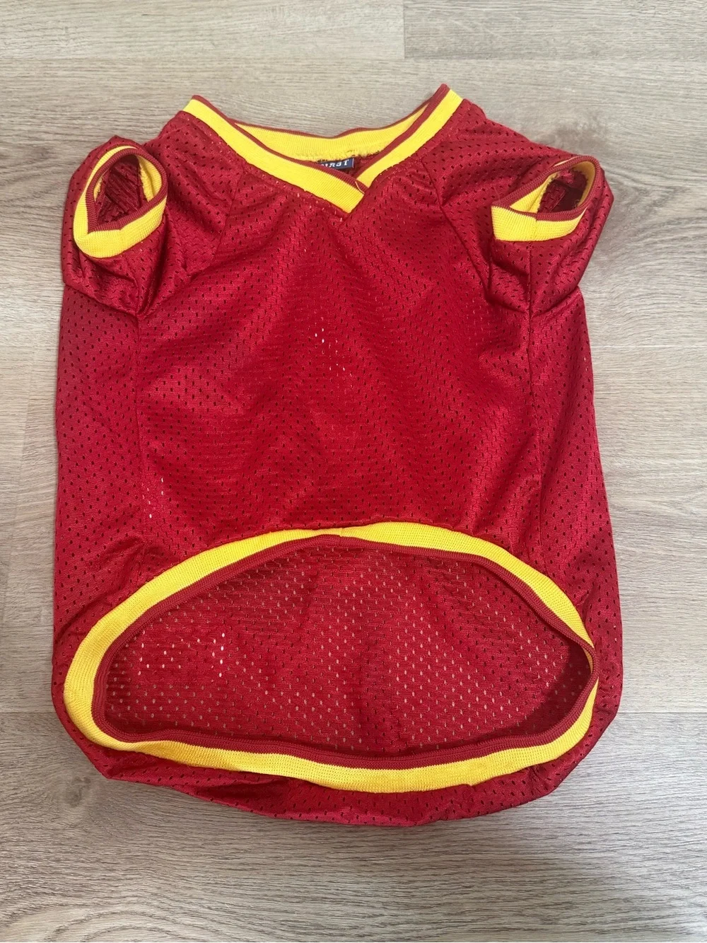 USC Trojans Red & Gold Mesh Dog Jersey